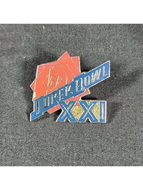 Super Bowl XXI Rose Logo Collectible Enamel Lapel Pin 1987 NFL Official Licensed